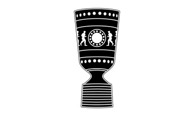 Pictogram - German Cup Trophy - Vektor - Deutscher Fussball Pokal - Icon, Symbol, Object