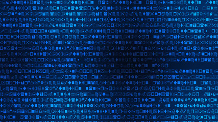 Digital coding cyber pattern Abstract data bits stream wallpaper Creatie Abstract Background.	