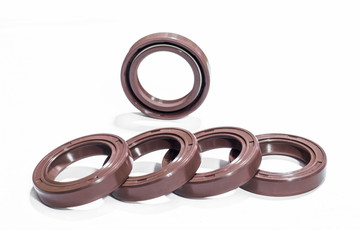 Oil Seal chemical resistance for Industrial on white background.