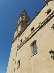 Fototapeta na wymiar Santa Maria in Logrono La Rioja. Spain.