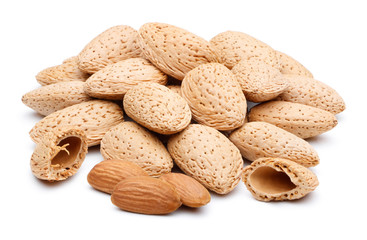 Almond nut isolated