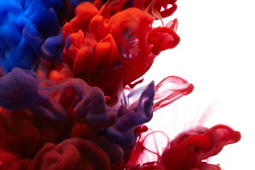 Naklejka premium Splash of color ink. Abstract background