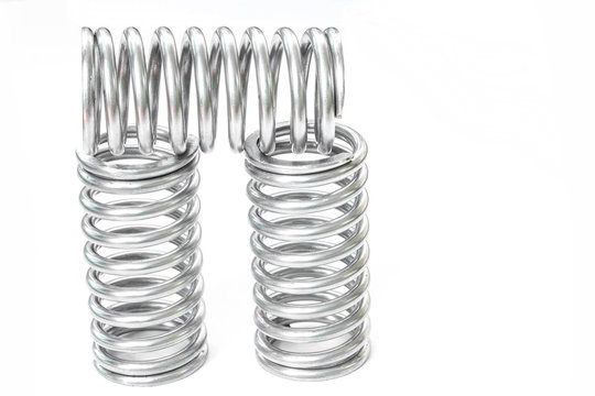 Metal stainless spring spare parts for industry.