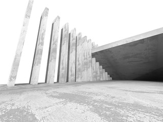 Concrete architecture background. Abstract Building