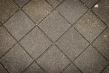 Fototapeta premium Tile stone on the floor at outdoor