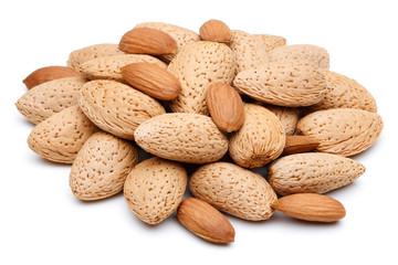 Almond nut isolated
