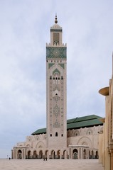 Die Hassan-II.-Moschee in Casablanca