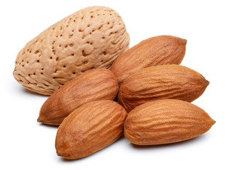 Almond nut isolated