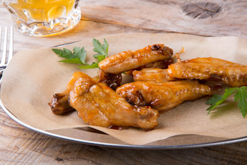 Fried chicken wings
