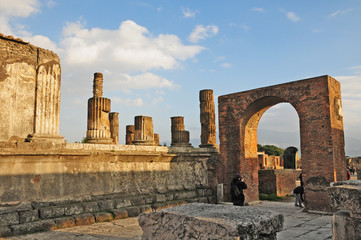 Pompei, resti e rovine dell'antica città romana