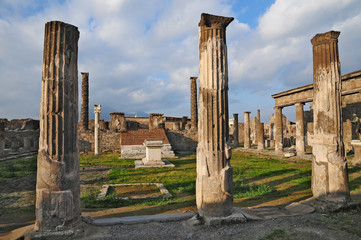 Pompei, resti e rovine dell'antica città romana