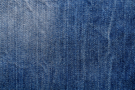Texture of blue denim