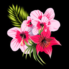 tropical flowers
