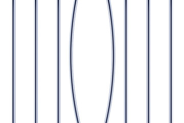 Broken Prison Bars. 3d Rendering