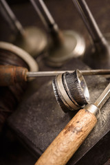 Handmade silver spinner ring_the workshop collection