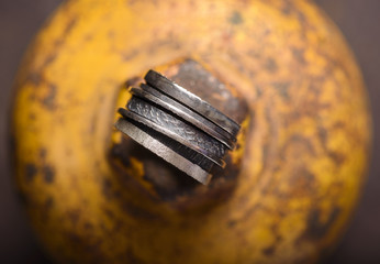 Handmade silver spinner ring_the workshop collection