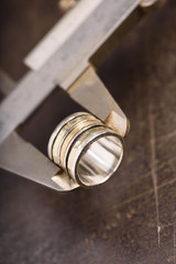 Handmade silver spinner ring_the workshop collection