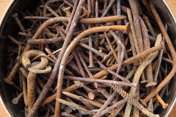 rostige Nägel
