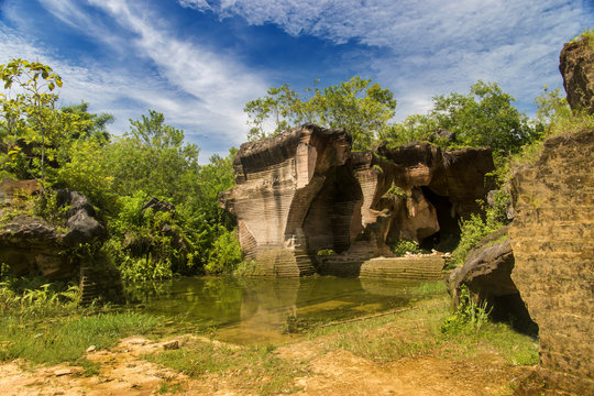 Beautiful Limestone Hills, Arosbaya, Madura