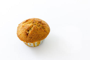 Muffin with white background