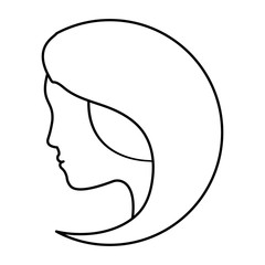 figure feminist defense image icon, vector illustration design