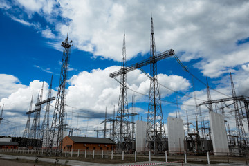 High voltage post or High voltage tower