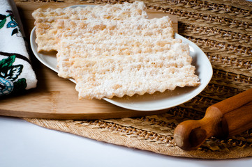 italian bakery product known as bugie typical of Carnival