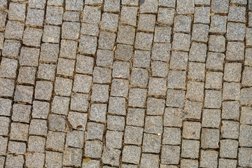 old cobbles brick wall background texture pattern