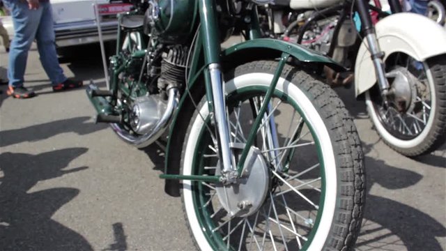 vintage motorcycles/a lot of old vintage motorcycles