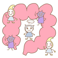 腸内環境 / 善玉菌・悪玉菌と迷う日和見菌