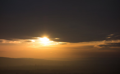 abendhimmel über rheinhessen