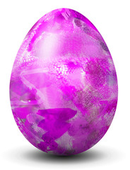 Farbiges Osterei, pink