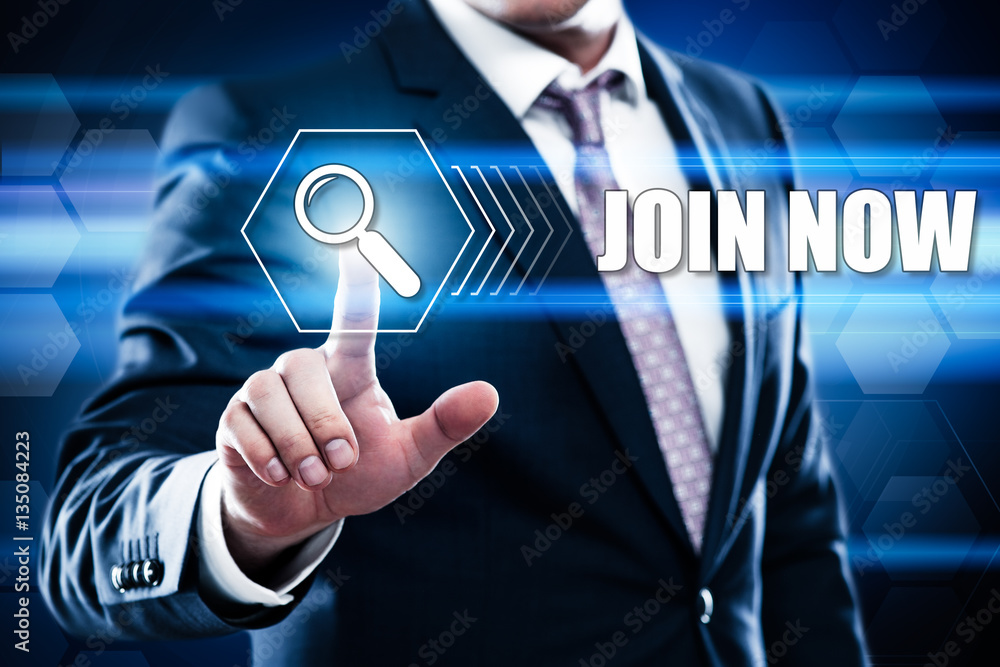 Poster business, technology, internet concept on hexagons and transparent honeycomb background. businessman