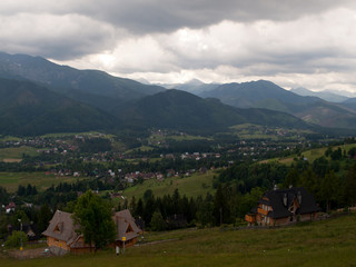 Fototapeta na wymiar Mountain view, Zakopane, Poland