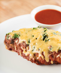 baked chicken fillet with cheese