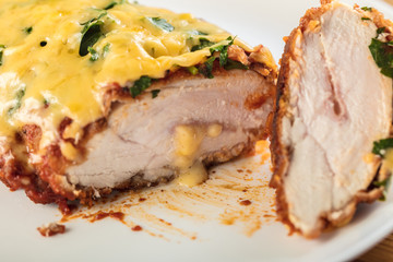 chicken fillet with cheese