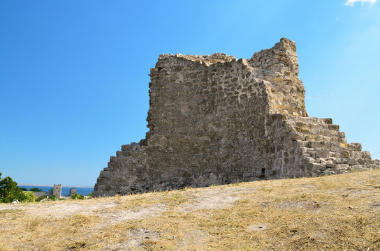 A fragment of ancient buildings.