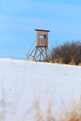 Ansitz im Winter