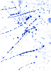 Colorful abstract watercolor texture with splashes and spatters. Modern creative watercolor background for trendy design.