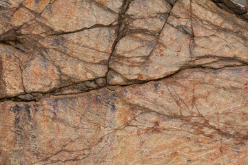 Old cracked stone