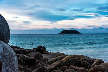 Sunset over Andaman sea