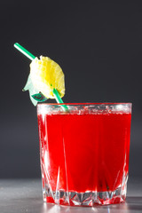 The traditional Russian drink - Mors (juice), which is prepared from the berries.