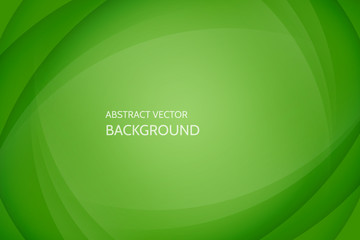Vector abstract green background
