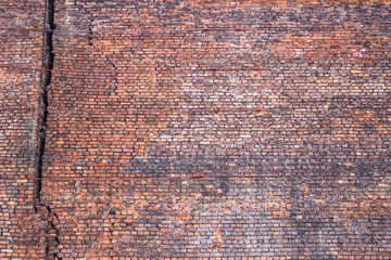 weathered brick wall texture, old background for design or inter