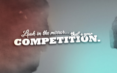 3D Motivational poster