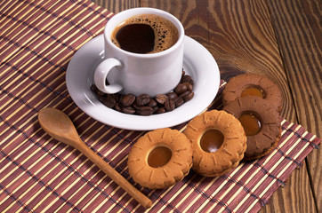 Coffee with cookies