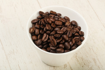 Roasted coffee beans