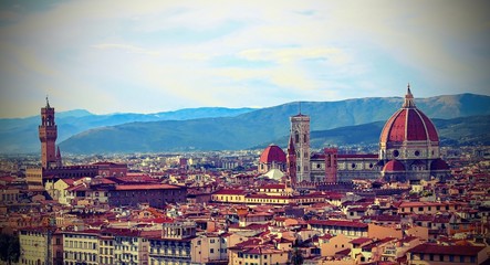 Fototapety  Florencja Włochy Fantastyczny widok z Placu Michała Anioła