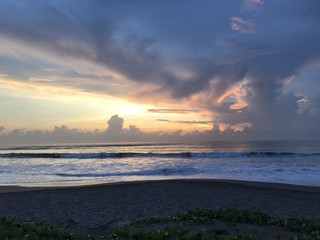 Sea Beach Sunset View