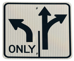 Left/Straight or Right